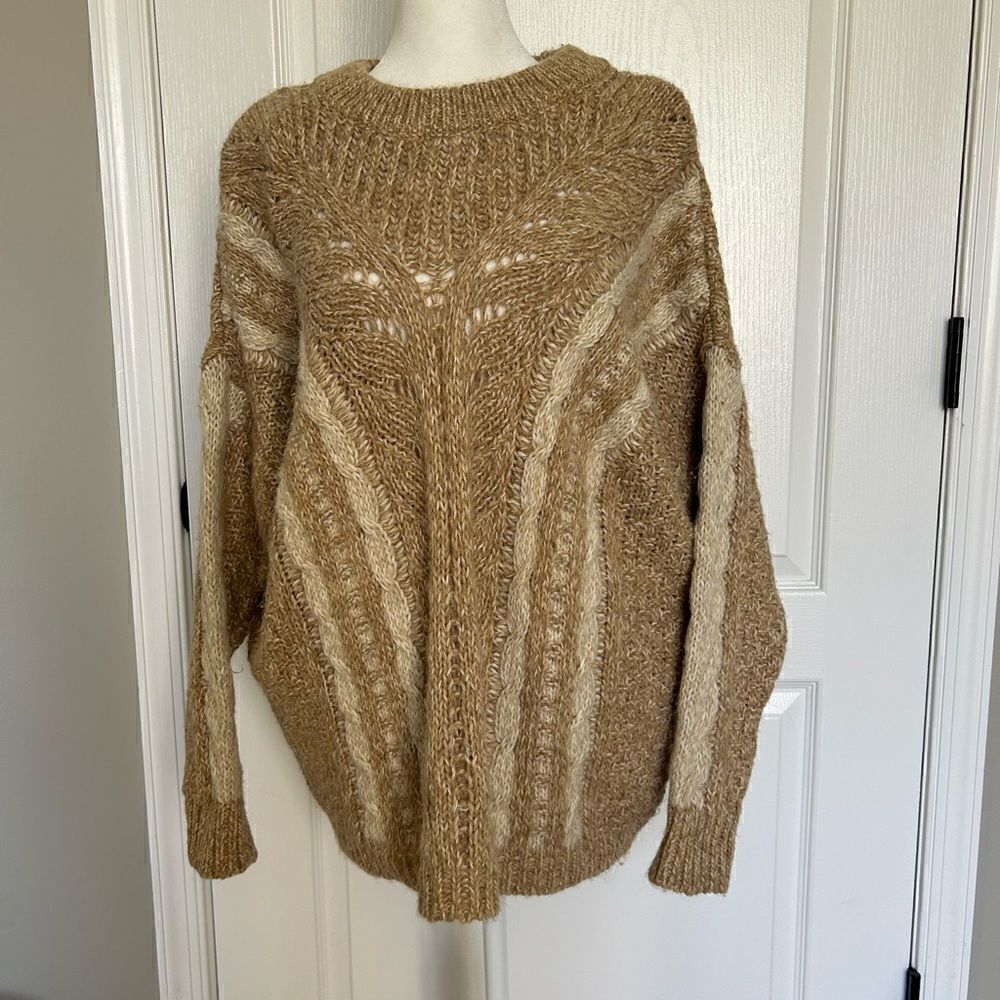 Coote Tan Crew Neck Women’s Sweater